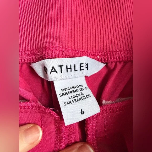 Athleta Brooklyn Mid-Rise Ankle Pant in Pink Size 6 - Picture 5 of 6